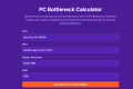 PC Bottleneck Calculator：计算机硬件性能评分器