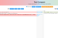 Text Compare：文本比较实时在线差异与合并工具