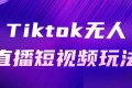 Tiktok无人直播短视频玩法