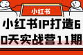 小红书IP打造60天实战营11期