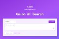 OnionAISearch：AI聚合搜索工具