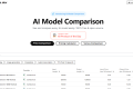 AI Model Comparison：AI模型对比工具，发现、比较和选择AI模型