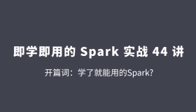 拉勾教育：即学即用的Spark实战44讲