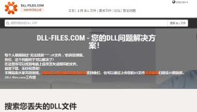DLL FILES：一个DLL文件下载网站