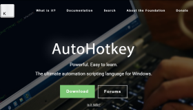AutoHotkey：适用于 Windows 的免费开源脚本语言