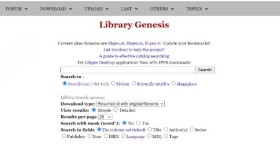Library Genesis：类似z-lib的搜书站点