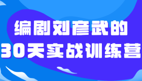 编剧刘彦武的30天实战训练营