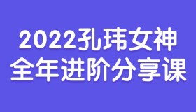 孔玮女神全年进阶分享课