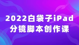 2022白袋子iPad分镜脚本创作课