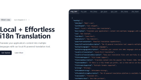 i18nlocale：AI 翻译工具，将应用程序内容翻译成多种语言，支持200多种语言