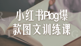 小红书Plog爆款图文训练课