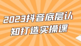 2023抖音底层认知打造实操课