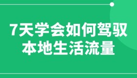 7天学会如何驾驭本地生活流量