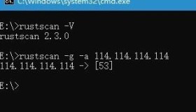 极速端口扫描工具rustscan v2.3.0