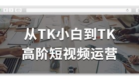 从TK小白到TK高阶短视频运营