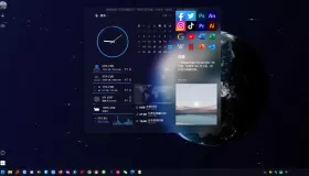 雨滴桌面Rainmeter v4.5.19