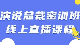 演说总裁密训班线上直播课程