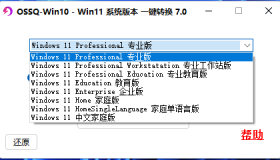 OSSQ Win10 Win11系统版本一键切换v7.0 绿色便携版