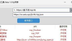 TVbox接口健康查询工具v1.0