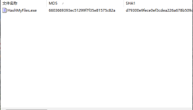 Windows HashMyFiles 校验工具 汉化版