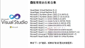 微软常用运行库2024.11.06