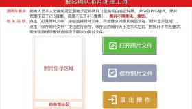 公招网报照片审核处理在线工具