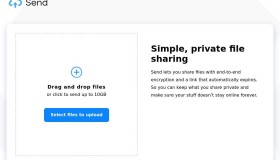 Send：简单私密的文件分享服务