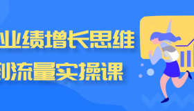 从业绩增长思维到流量实操课