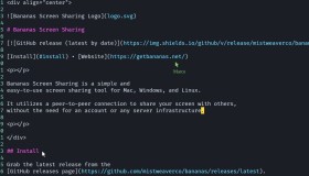Bananas：开源跨平台屏幕共享工具