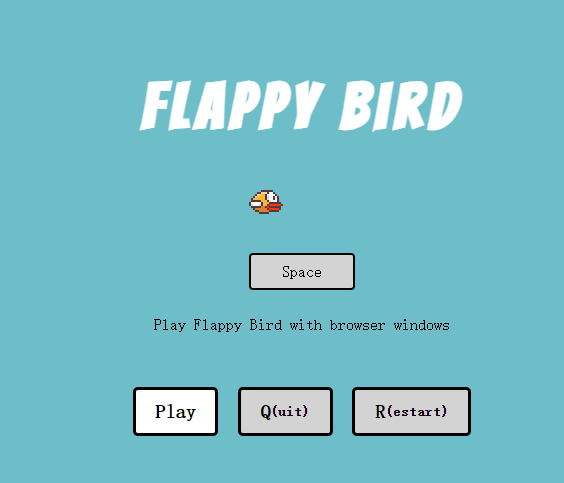 F​​lappy Bird：小鸟躲避障碍物的在线网页游戏