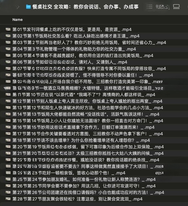 餐桌社交全攻略：教你会说话、会办事、办成事