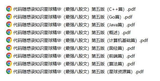 代码随想录知识星球精华（最强八股文）第五版
