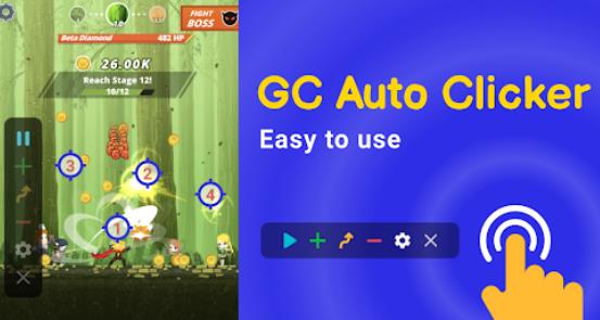 GC Auto Clicker v2.2.38 解锁高级版 GC 自动点击器，智能自动点击器