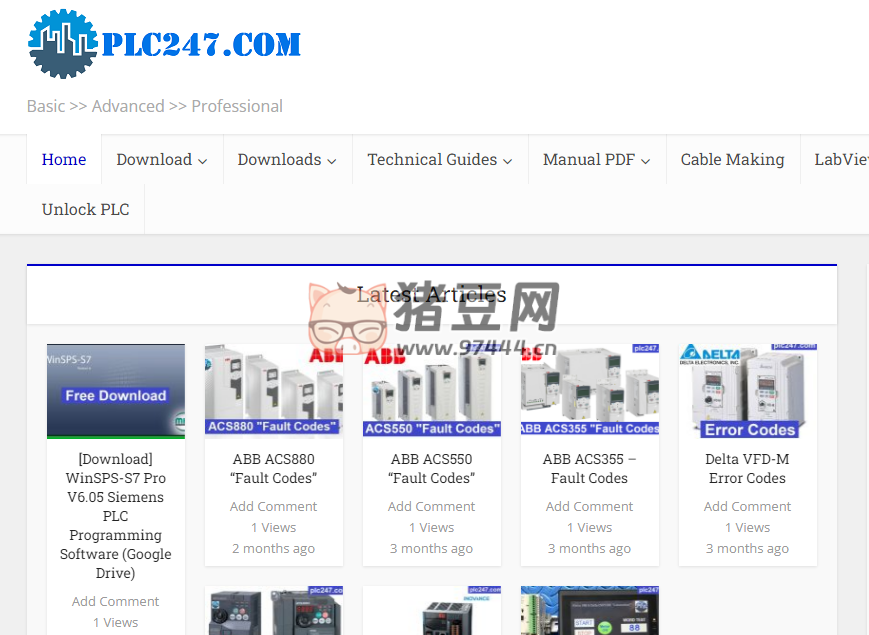 PLC247.com：一个专注于工业自动化和可编程逻辑控制器（PLC）的网站