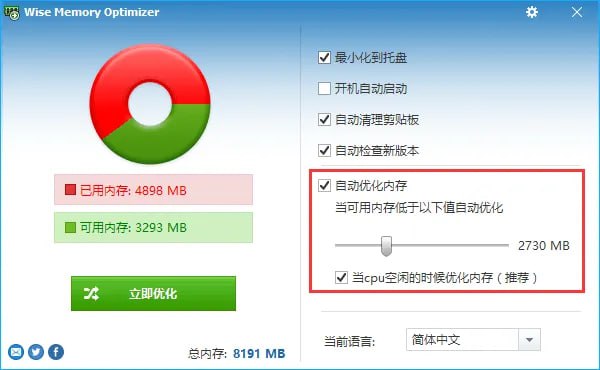 Wise Memory Optimizer v4.2.1...