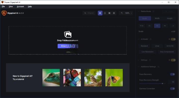 Topaz Gigapixel AI v6.2.0 图片无损放大工具