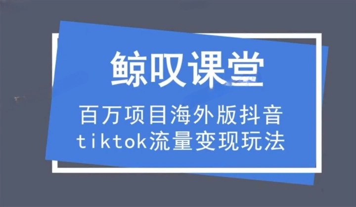 海外版抖音 tiktok 流量变现玩法