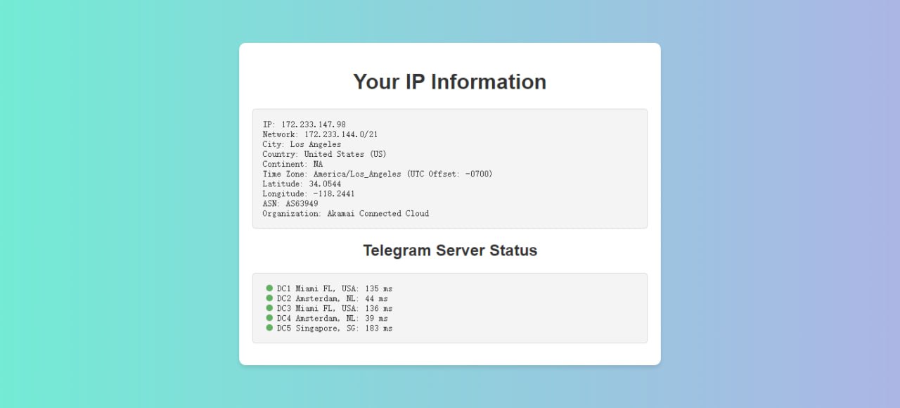 IP Information：一款 IP 信息查询工具