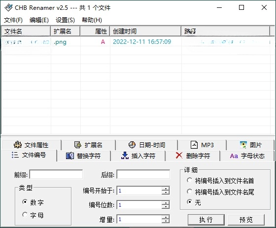 CHB Renmaer 批量改名 v2.5 绿色版