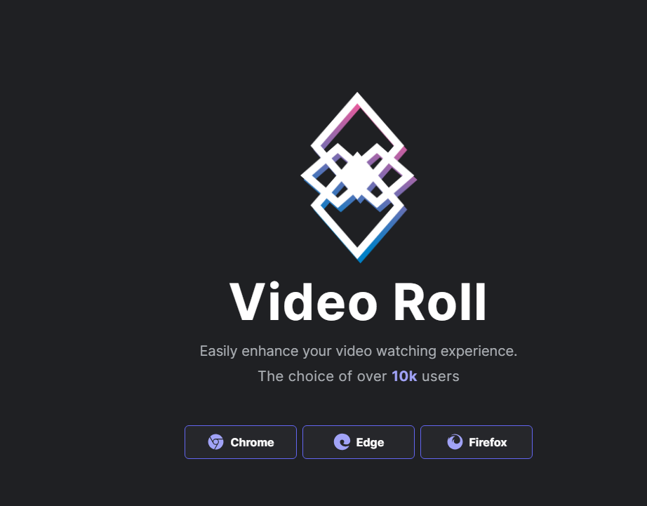 Video Roll：全面提升视频观看体验的浏览器插件