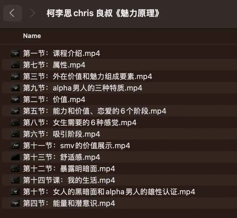 柯李思 chris 良叔魅力原理