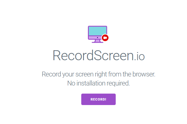 RecordScreen.io：在线屏幕录制工具