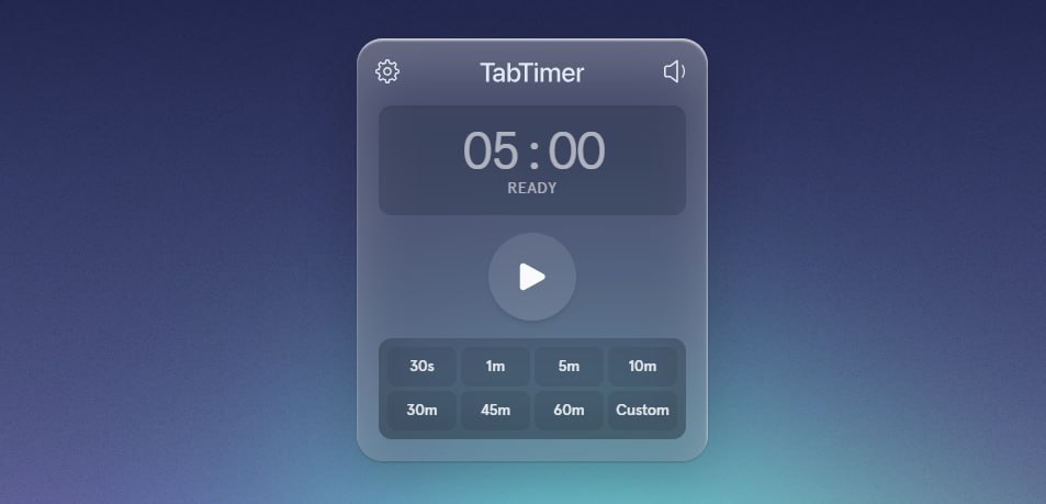 TabTimer：一个网页版的计时工具