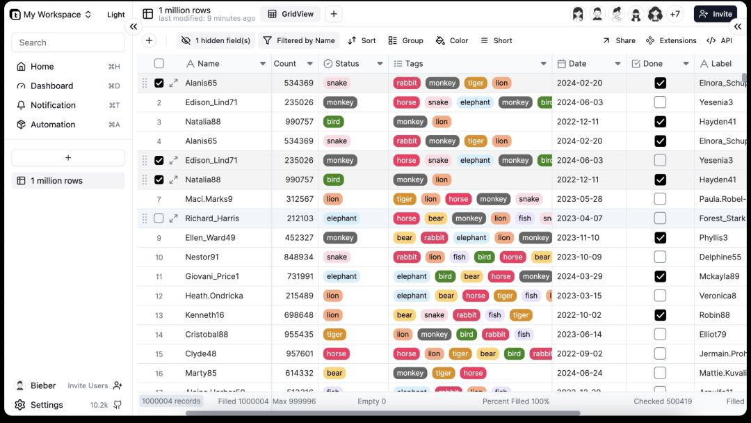 Teable：一个基于 PostgreSQL 的无代码数据库平台