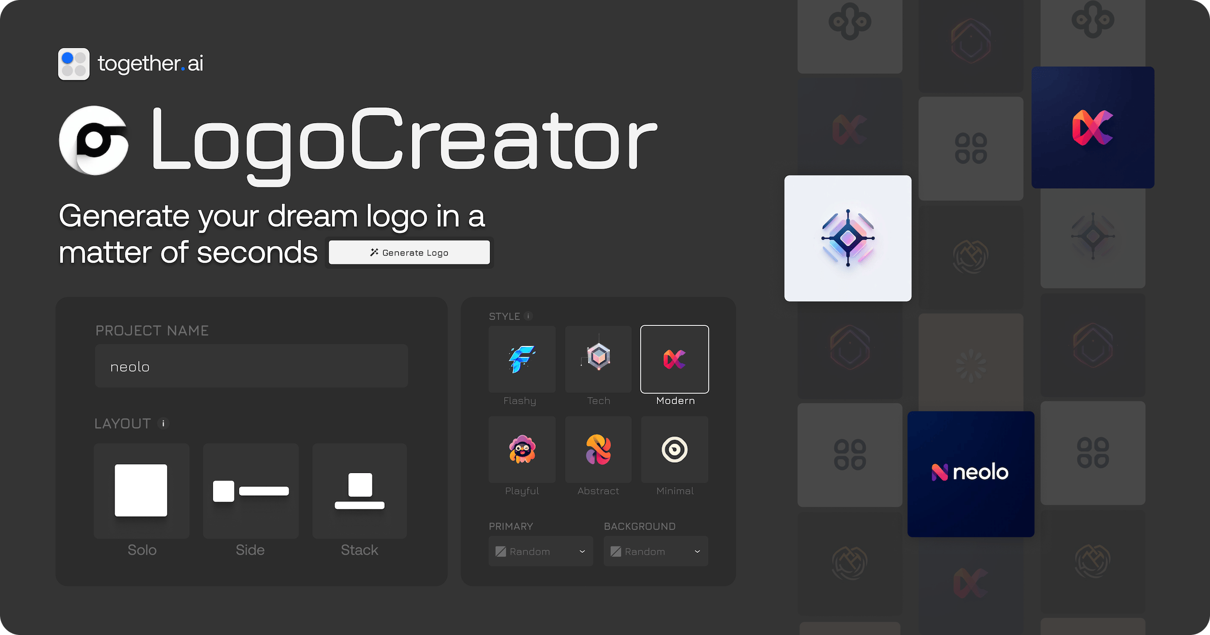 Logocreator：免费在线 AI logo 生成器