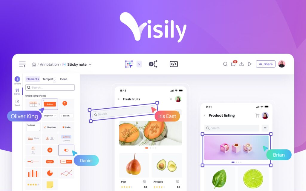 Visily：任何人都可以使用的 UI 设计软件