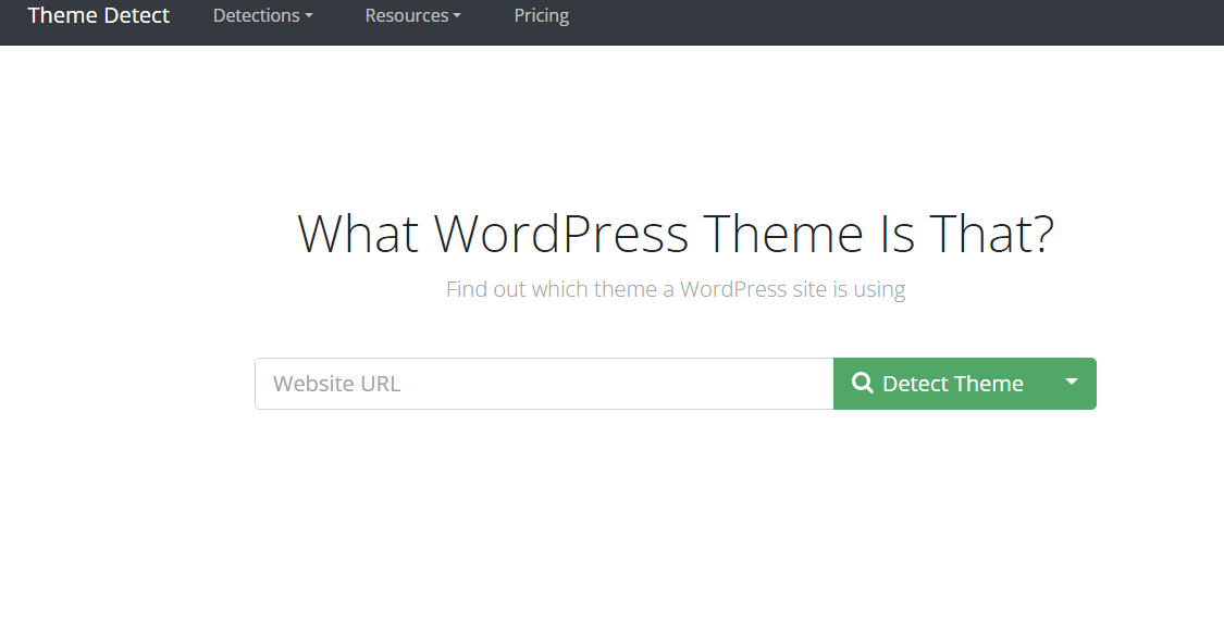 ThemeDetect：一个专注于检测 WordPress 网站所使用主题的在线工具