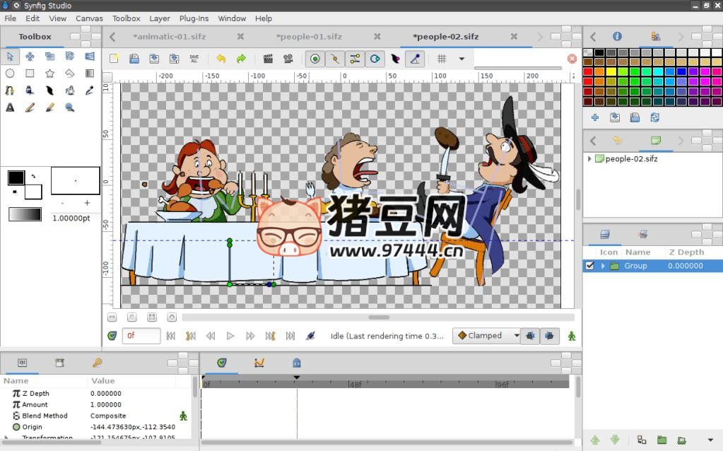 Synfig：开源跨平台 2D 动画制作软件